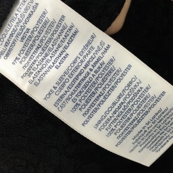 CHAPS Floral and Lace Long Sleeve Dress Black Size 6 - Picture 9 of 10